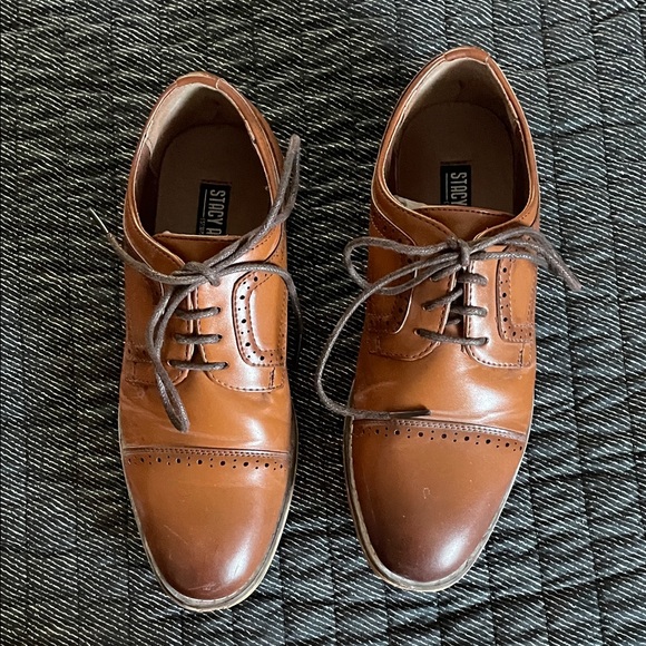 Stacy Adams Kids Brown Dress Shoes - Picture 9 of 11